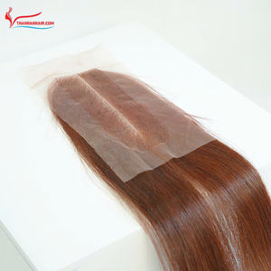 2x4 2x6 Closure Bone Straight Transparent <b>HD</b> <b>Lace</b> Border Mid Part Raw Vietnamese Straight Hair Human hair <b>wigs</b> - Product Image 2