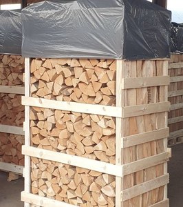 Support de rangement pour bois de chauffage en palettes de bois, organisateur de bûches en bois pour extérieur, unité de rangement de jardin. - Product Image 3