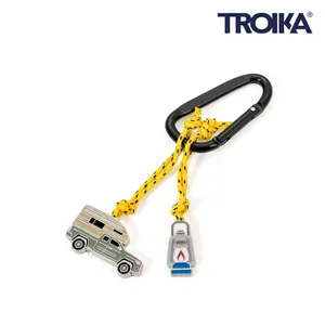 Portachiavi e Moschettoni Promozionali Personalizzati, Gadget da Campeggio Personalizzabili con Design Portachiavi - Product Image 1