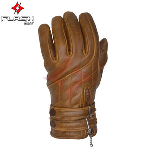 Chaqueta de Motociclista de Cuero Genuino Unisex, Color Marrón Encerado, Cuero Premium, Forro de Felpa Suave, Transpirable, Impermeable, Protección UV, Deportiva - Product Image 3