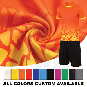 Ensemble Maillot de Football Imprimé par Transfert Thermique Tendance, Respirant et Séchage Rapide, 100% Polyester, Personnalisable pour Homme - Product Image 6