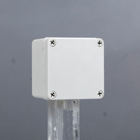 Boîtier en plastique ABS étanche boîtier d'instrument électronique boîtier de jonction boîtier PCB 100*100*75mm