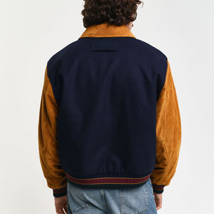 Chaquetas universitarias de talla grande para hombre, chaquetas universitarias al por mayor, chaquetas universitarias con logotipo personalizado, chaqueta universitaria Letterman para hombre 2025 - Product Image 6