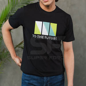 Wholesale Men 100% Cotton T Shirt Soft Comfortable Casual Crew Neck Plain Tee OEM Men 100% Cotton T Shirt - Product Image 6