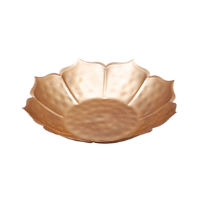 King International Cuivre Acier Indien Bol De Service Cuivre Acier Inoxydable Martelé Karahi Plats Indiens Servir - Product Image 1