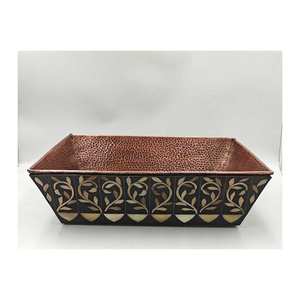 High in Demand Rectangle Copper <b>Sink</b> Copper Single <b>Sink</b> Antique Copper <b>Sink</b> Made in India with High Quality - Product Image 1