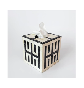 Vajilla para el hogar y la granja, caja de almacenamiento cuadrada con incrustaciones de hueso, tamaño personalizado, producto artesanal Natural - Product Image 1