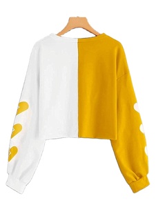 Vente en gros de sweatshirts à capuche à manches longues personnalisés de la meilleure qualité pull femmes crop top sweats à capuche 2026 - Product Image 6