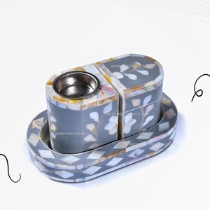 Quemador de incienso con incrustaciones de perla Ramadán, quemador de incienso, mubkhar, hecho en Vietnam, último diseño especial - Product Image 3