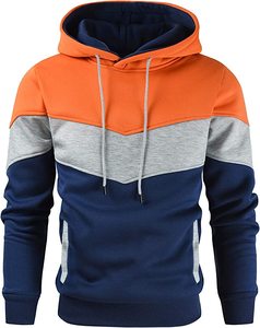 Unisex <b>Plain</b> <b>Hoodie</b> Heavyweight Cotton Fleece Pullover, Customizable Blank Sweatshirt for Wholesale - Product Image 3