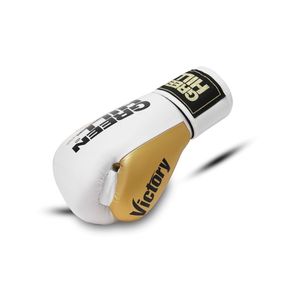 Gants de boxe en cuir personnalisés Victory pour enfants, avec lacets, tailles 10oz 12oz 14oz 16oz, logo personnalisé, gants de kick-boxing en cuir de vachette - Product Image 1