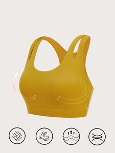 Venta al por mayor personalizado ligero alto para impacto Sujetador deportivo para las mujeres Patchwork gimnasio Fitness Yoga sujetador de talla grande precio barato - Product Image 3