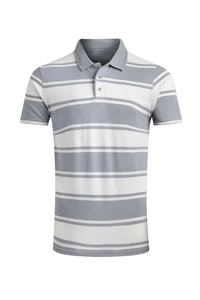 Logo personnalisé été hommes à manches courtes pour polos 100% coton décontracté solide motif tricoté tissu - Product Image 3