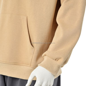 Sweat à capuche pour homme en coton français de haute qualité, personnalisé, surdimensionné, en molleton épais, à épaules tombantes, vêtements à capuche, impression 3D - Product Image 6