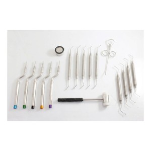 Kit manual de elevación de seno para implantes dentales con osteótomos, elevadores tipo hongo y martillo óseo - Product Image 2