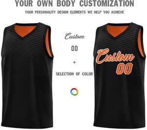 Uniforme vierge de basket-ball de maille de sublimation de broderie sur mesure - Product Image 3