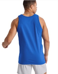 Wholesales High-Quality Screen Print Men'S Sports Gym Tank Top <b>Thick</b> Neck Acid Washed Sleeveless <b>T</b>-<b>Shirt</b> - Product Image 3