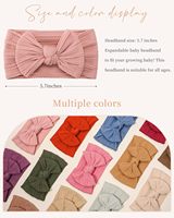 2025 nouveau bébé bandeaux doux élastique infantile cheveux accessoires pour filles Floral arc couvre-chef respirant nouveau-né casque