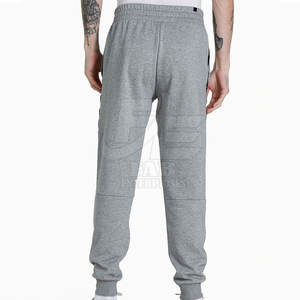 Pantalon de survêtement décontracté pour homme en coton délavé avec taille élastique, logo personnalisé, coupe droite – Doux et résistant - Product Image 4