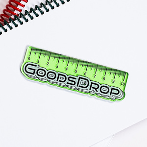 Rạng rỡ màu sắc Acrylic đo thanh rõ ràng minh bạch cai trị tùy chỉnh công cụ bền cho nghiên cứu sáng tạo và soạn thảo - Product Image 1