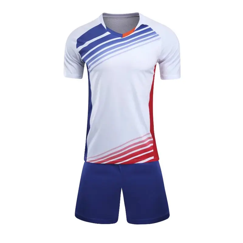 Low MOQ Spot Football Uniform Wholesale Custom Blank Sublimation Soccer Jersey Uniform For Sale