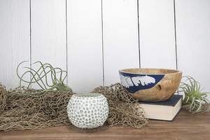 Ensaladeras de resina de madera hechas a mano de alta calidad para cocina casera o fiestas Precio de fábrica superior - Product Image 4