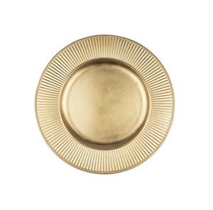 Placa de cargador de metal de diseño pulido adecuada para cenas de cinco estrellas, bodas y eventos familiares festivos - Product Image 4