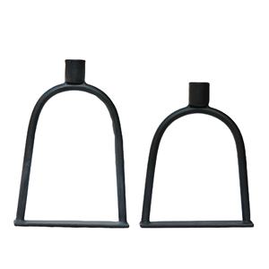 Porte-bougie en fer sans plomb, écologique et fait main, pour la décoration de la maison, Noël et Pâques, porte-bougie pilier - Product Image 1