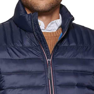 Veste d'hiver isolée pour homme personnalisée, imperméable, rembourrée, avec col montant et broderie de logo - Product Image 3