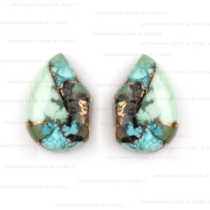 ควอตซ์ธรรมชาติ10x15มม. สีเขียวทรงแฟนซีด้านหลังแบนปรับเทียบสูงทึบแสงขัดเงาเครื่องประดับหลวมทำโดยตรง - Product Image 6