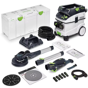 NUOVO Levigatrice per Cartongesso Festool LHS 2 225 CT M 36-Set Elettrica 400W 225mm 8.8" con Luce LED, Alimentazione a Spina, Garanzia 3 Anni, 230V - Product Image 1