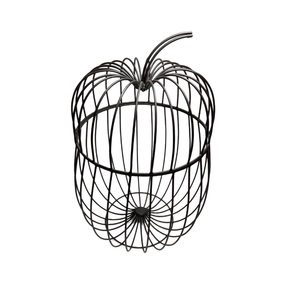 Jaula de Hierro Decorativa T-Light Holder Revestimiento en Polvo Negro Acabado para Decoración del Hogar T-Light Portavelas - Product Image 1