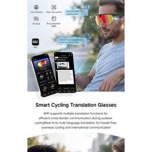 Lunettes intelligentes Aimb G5max Ai avec caméra double 1080P, résistantes au vent, pour le cyclisme, la course à pied et la conduite, avec fonction d'appel audio - Product Image 5