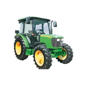 Tarım traktörü 75hp traktör Mini tarım makineleri belden ekipmanları AC kabin toptan ile tarım 4wd traktör
