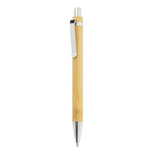 Penna Promozionale Personalizzata in Bambù Chicago, Gadget Personalizzati - Product Image 1