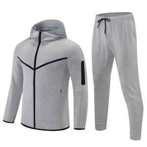 Vente en gros OEM Survêtement de gymnastique pour hommes Ensemble de survêtements en coton noir Combinaisons de jogging pour hommes Survêtements de fabrication pakistanaise - Product Image 1