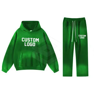 Conjunto de traje de jogging de algodón 100% personalizado para hombre, ropa de calle de dos piezas de nuevo diseño para invierno de talla grande transpirable - Product Image 6