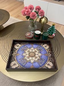 MDF Wooden <b>Enamel</b> Coated Design Serving <b>Tray</b> Hotels & Restaurant Kitchenware Table <b>Tray</b> High Quality - Product Image 4