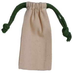ถุงผ้าฝ้ายออร์แกนิคแบบมีเชือกผูก  รักษ์โลก  สำหรับใส่ของขวัญ  เครื่องประดับ  หรือใช้เป็นถุงเก็บของ - Product Image 5