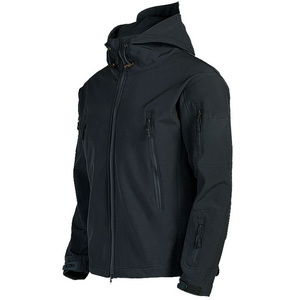 Men's Lightweight Breathable Softshell Outdoor Jacket Custom Logo <b>Windbreak</b> Zipper Formal Direct Factory Winter - Product Image 5