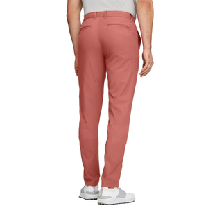 2024 New Wholesale Men's Golf <b>Pants</b> High Quality Cotton Blend Straight Trouser Lightweight Canvas Mid Flat Front-Formal Crystal - Product Image 2