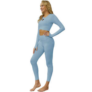 ชุดออกกำลังกายเล่นโยคะของผู้หญิงน้ำหนักเบาดีไซน์สวย - Product Image 1