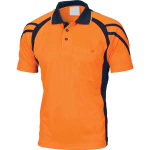 Vente en gros OEM 2025 nouveau design Polo pour homme en jersey 100% coton à manches courtes imprimé anti-rides motif personnalisé solide - Product Image 2