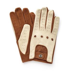Gants de conduite d'hiver en cuir d'agneau classique de qualité supérieure pour hommes avec technologie tactile thermique - Product Image 5