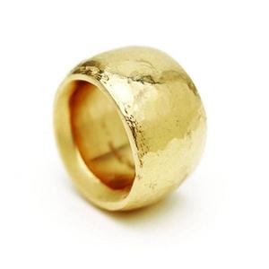 Ensemble de 3 anneaux de serviette en métal martelé de qualité supérieure, forme ronde, pour utilisation sur table d'hôtel - Product Image 4