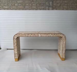 Mesa de consola de cascada Floral de madera personalizada hecha a mano moderna muebles de hogar de lujo de la mejor calidad para comedor - Product Image 3