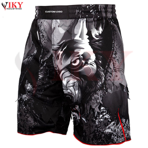 2025 taux de gros avec propre Logo personnalisé fait adulte combat formation porter nouveauté MMA Shorts pour hommes - Product Image 3