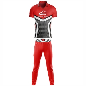 Maillots de cricket personnalisés imprimés, 100% polyester, couleurs et tailles personnalisées, designs personnalisés, vêtements de sport - Product Image 1