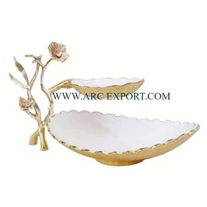 Nouveau bol à fruits moderne de qualité supérieure de taille moyenne couleur or vaisselle de dîner bol de service alimentaire et plats à un prix compétitif - Product Image 2