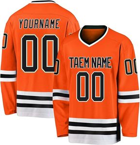 Maillot de Hockey sur Glace à Manches Longues à Séchage Rapide Impression par Sublimation Logo Vêtements de Hockey sur Glace Sport Maillots d'Entraînement de Hockey sur Glace - Product Image 4